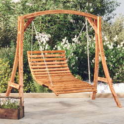 vidaXL Ξαπλώστρα Ξύλινη Καφέ 3200615