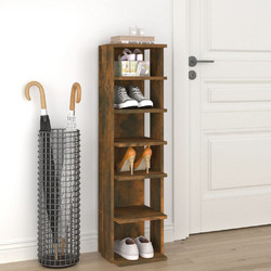 vidaXL Παπουτσοθήκη Ξύλινη Δρυς Μ27.5xΠ27xΥ102cm 815972