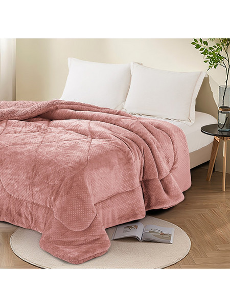 Anna Riska Κουβερτοπάπλωμα Υπέρδιπλο 220x240 Vienna Linen Blush Pink