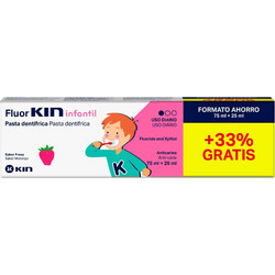 Kin Kids Strawberry Παιδική Οδοντόκρεμα 100ml