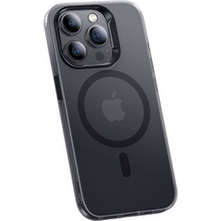 Θήκη iPhone 15 Plus BENKS Magnetic Series v3 Hybrid συμβατό με MagSafe φορτιστή Transparent Πλάτη TPU μαύρο