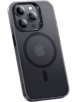 Θήκη iPhone 15 Plus BENKS Magnetic Series v3 Hybrid συμβατό με MagSafe φορτιστή Transparent Πλάτη TPU μαύρο