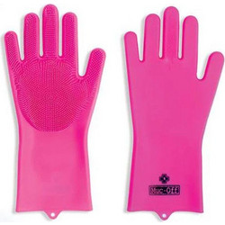 Λαστιχένια Γάντια Καθαρισμού Muc-Off Scrubber Gloves Ροζ 20406