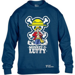 Takeposition Anime One Piece Monkey Luffy Παιδικό Φούτερ Navy Μπλε 810-1355-17