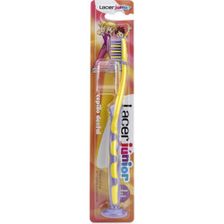 Lacer Junior Toothbrush Παιδική Οδοντόβουρτσα Κίτρινη Μώβ