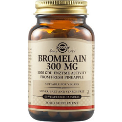 Solgar Bromelain 300mg 60 Κάψουλες