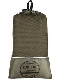 Snugpak Head To Toe Πετσέτα Θαλάσσης Microfiber Χακί 120x165cm
