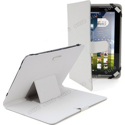 Δερμάτινη Θήκη για Tablet 10" 10.1" 10.2" Λευκή (OEM)