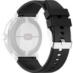 Techsuit Watchband W026 Λουράκι Σιλικόνης Black (Universal 20mm)