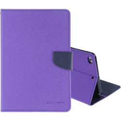 GOOSPERY FANCY DIARY Horizontal Flip Leather Case for iPad Mini (2019) with Holder & Card Slots & Wallet (Purple)