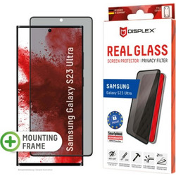 Displex Real 3D Curved Privacy Tempered Glass (Galaxy S23 Ultra)