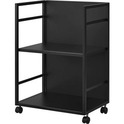 Yamazaki Τρόλεϊ Οργάνωσης Μεταλλικό Μαύρο Tower 32x42x60