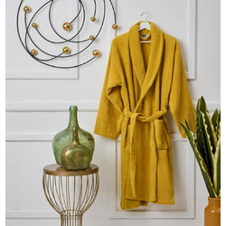 Cokitex Bathrobes Pure Cotton Μπουρνούζι με Γιακά Salmon