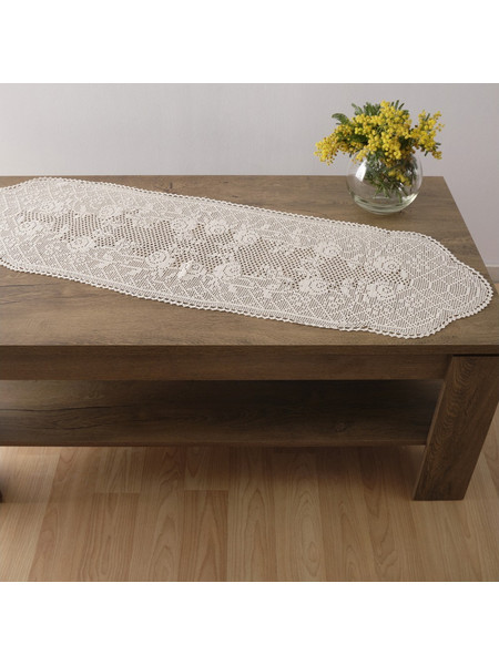 Runner Dimeco xειροποίητο 38x115 1178 Ecru