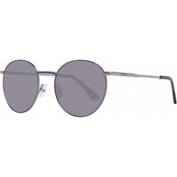 Hackett HSK1147 640 Γυναικεία Γυαλιά Ηλίου Στρογγυλά Μεταλλικά Μαύρα με Μαύρο Polarized Φακό