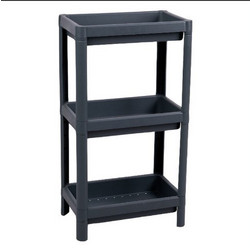 Ραφιέρα Sidi Home Bianco 3 θέσεων πλαστική 35x23x70,5 γκρι 5203642138086