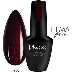 Mixcoco JH-09 Glitter Ημιμόνιμο Βερνίκι Νυχιών 15ml