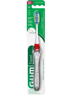 Gum Travel Brush 158 Soft Οδοντόβουρτσα Κόκκινη