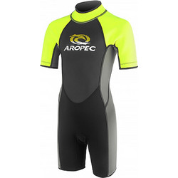 Aropec Black/Yellow Παιδικό Μονοσόρτς Κατάδυσης Neoprene για Θαλάσσια Σπορ 2.5mm