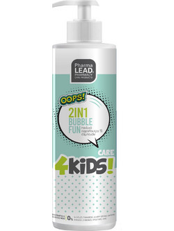 Pharmalead 2 In 1 Bubble Fun Παιδικό Σαμπουάν & Αφρόλουτρο 500ml