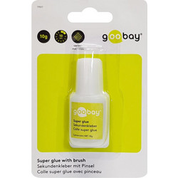 GOOBAY κόλλα Super Glue με πινέλο 77017, 10g