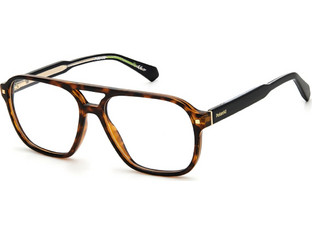 Polaroid Eyewear PLD444 086 Σκελετός Γυαλιών Οράσεως Κοκάλινος Καφέ