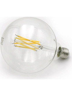 Λάμπα led filament cog γλόμπος Φ125 με διάφανο γυαλί ντουί Ε27 18W 230V 4000k ενδιάμεσο λευκό φως - 13-27125181