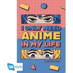 Gb Eye Designs Αφίσα Maxi 91.5X61 All I Need Is Anime (GBYDCO016)