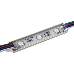 GloboStar(R) 73706 20 Τεμάχια x LED Modules 3 x SMD 5050 0.8W 50lm DC 12V - Αδιάβροχο IP66 - RGB