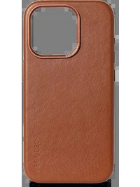 Decoded Leather Case with MagSafe for iPhone 15 Pro - brown