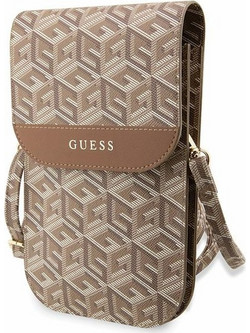 Guess Τσάντα GUWBHGCFSEW καφέ/brown GCube Stripe