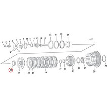 CLUTCH SPRING SEAT, INNER