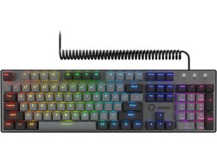Lorgar Azar 514 Μηχανικό Gaming Πληκτρολόγιο με Dream Διακόπτες RGB Black