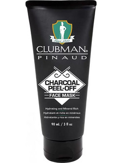 Clubman Pinaud Charcoal Peel-Off Μαύρη Μάσκα Προσώπου για Καθαρισμό & Μαύρα Στίγματα με Άνθρακα 90ml