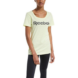 Reebok Training Essentials Graphic Γυναικείο Αθλητικό T-Shirt Κίτρινο FQ0417