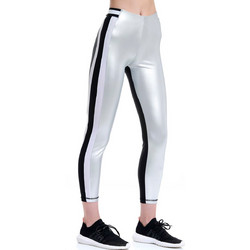 BodyTalk Γυναικείο Κολάν Μακρύ Ψηλόμεσο Ασημί 1202-905006-00726