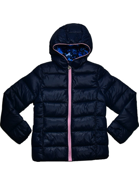 Champion Girl Hooded Jacket Navy Blue 403360-BS505