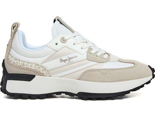 Pepe Jeans Γυναικεία Sneakers Εκρού PLS60005-800
