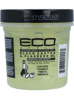 Eco Style Black Castor Styling Gel 473ml