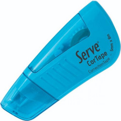 Διορθωτική ταινία Serve 5mmx8m Neon γαλάζιο