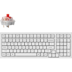 Xtrfy K4 TKL Μηχανικό Gaming Πληκτρολόγιο TenKeyLess με Kailh Red Διακόπτες RGB White