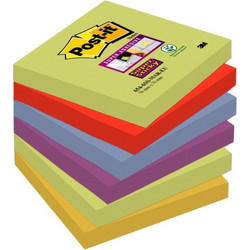 3M Χαρτακια 654 6Ss Mar Colors S.S.76X76(90Φ) 6Τεμ (076654107)