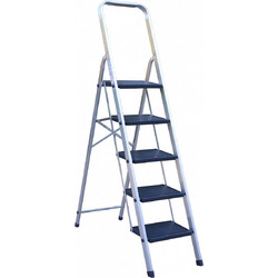 Profal Step Stool Σκαλοσκαμπό Αλουμινίου 5 Σκαλοπάτια