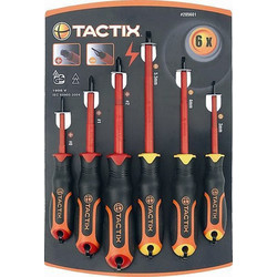 TACTIX ΣΕΤ ΚΑΤΣΑΒΙΔΙΑ ΗΛΕΚΤΡΟΛΟΓΩΝ VDE ΜΕ ΜΟΝΩΣΗ CR-V (PH/) 6 TEM 205601