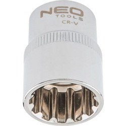 NEO TOOLS ΚΑΡΥΔΑΚΙ ΠΟΛΥΓΩΝΟ SPLINE CR-V 15mm 1/2'' 08-587