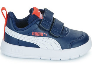 Puma Courtflex V3 Παιδικά Sneakers Navy Μπλε 310252-03