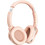 Baseus Encok D02 Pro Ασύρματα Bluetooth Ακουστικά Over Ear με Noise Cancelling Ροζ