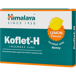 Himalaya Koflet-H Καραμέλες για Βήχα Ερεθισμένο Λαιμό & Πονόλαιμο Μέλι & Λεμόνι 12τμχ
