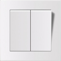 ENTAC Entac 105 Arnold Recessed wall switch serial switch White (ERWS21-ARN-W) 10464