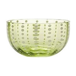 Μπωλ Παγωτού Perle Apple Green Γυάλινο Zafferano (11x6 cm)
